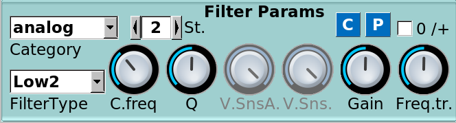 DynFilter Filter Panel